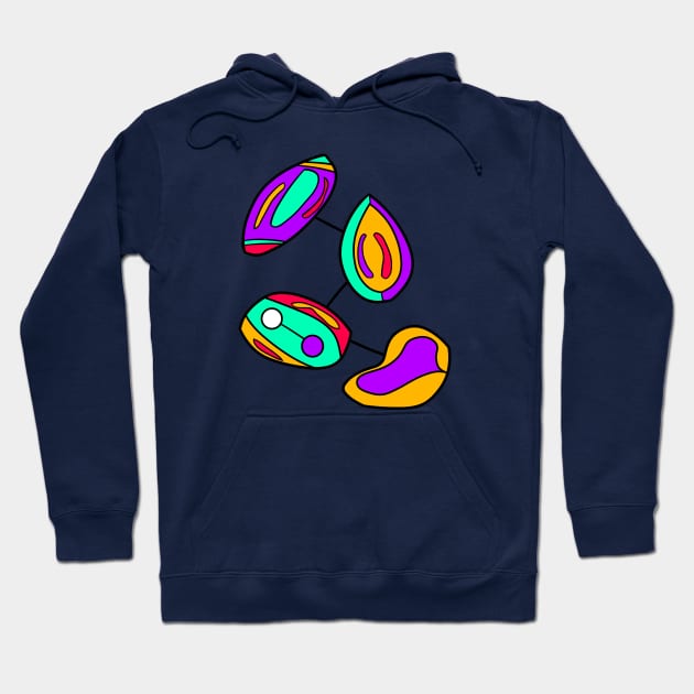 Funky Cell Division Hoodie by VazMas Design